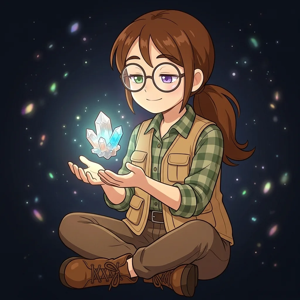 「両端がちがう石の夢」で蛍が夢に見た情景（AI生成イラスト）